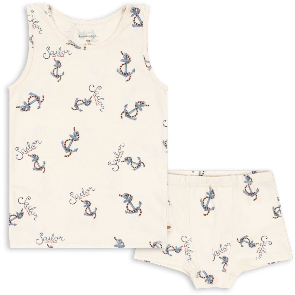 Konges Sløjd Rock My Boat Basic Tank Underkläder Set Gots