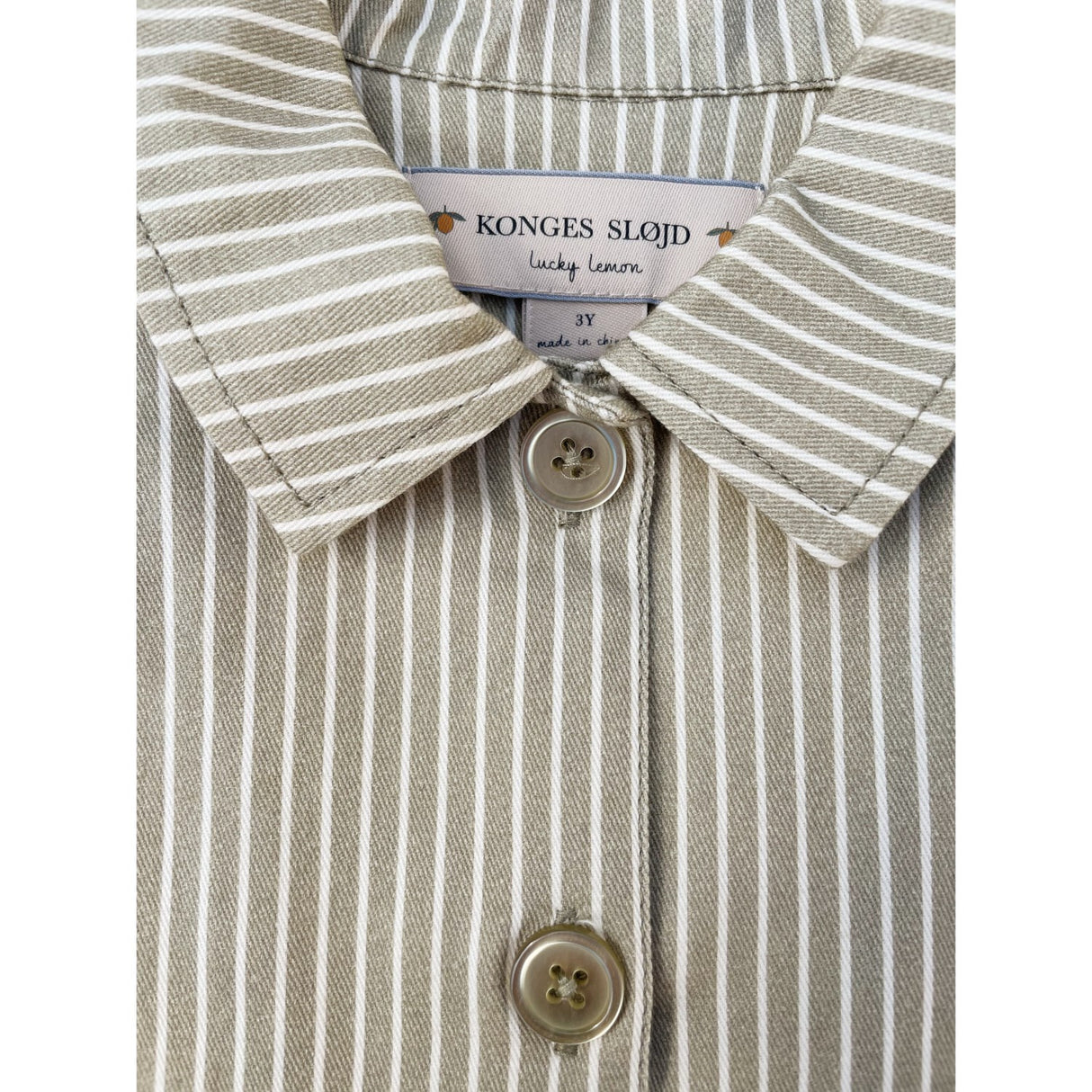 Konges Sløjd Tea Stripe Frankie Över Skjorta Gots