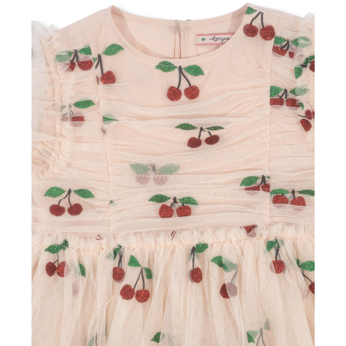 Konges Sløjd Ma Grande Cerise Glitter Tullie Klänning