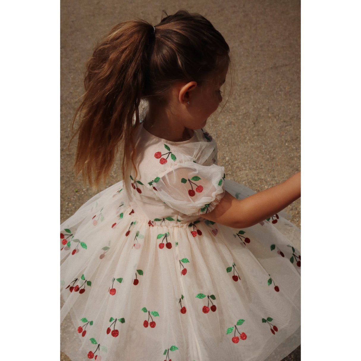 Konges Sløjd Ma Grande Cerise Glitter Tullie Klänning