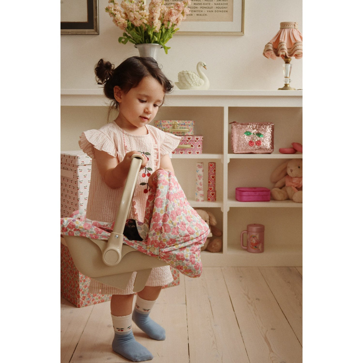 Konges Sløjd Peony Stripe Ellie Frill Topp Gots