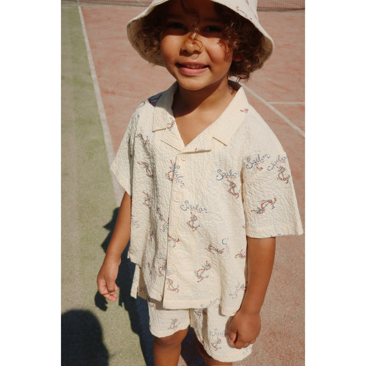 Konges Sløjd Rock My Boat Elliot Ss Skjorta Gots