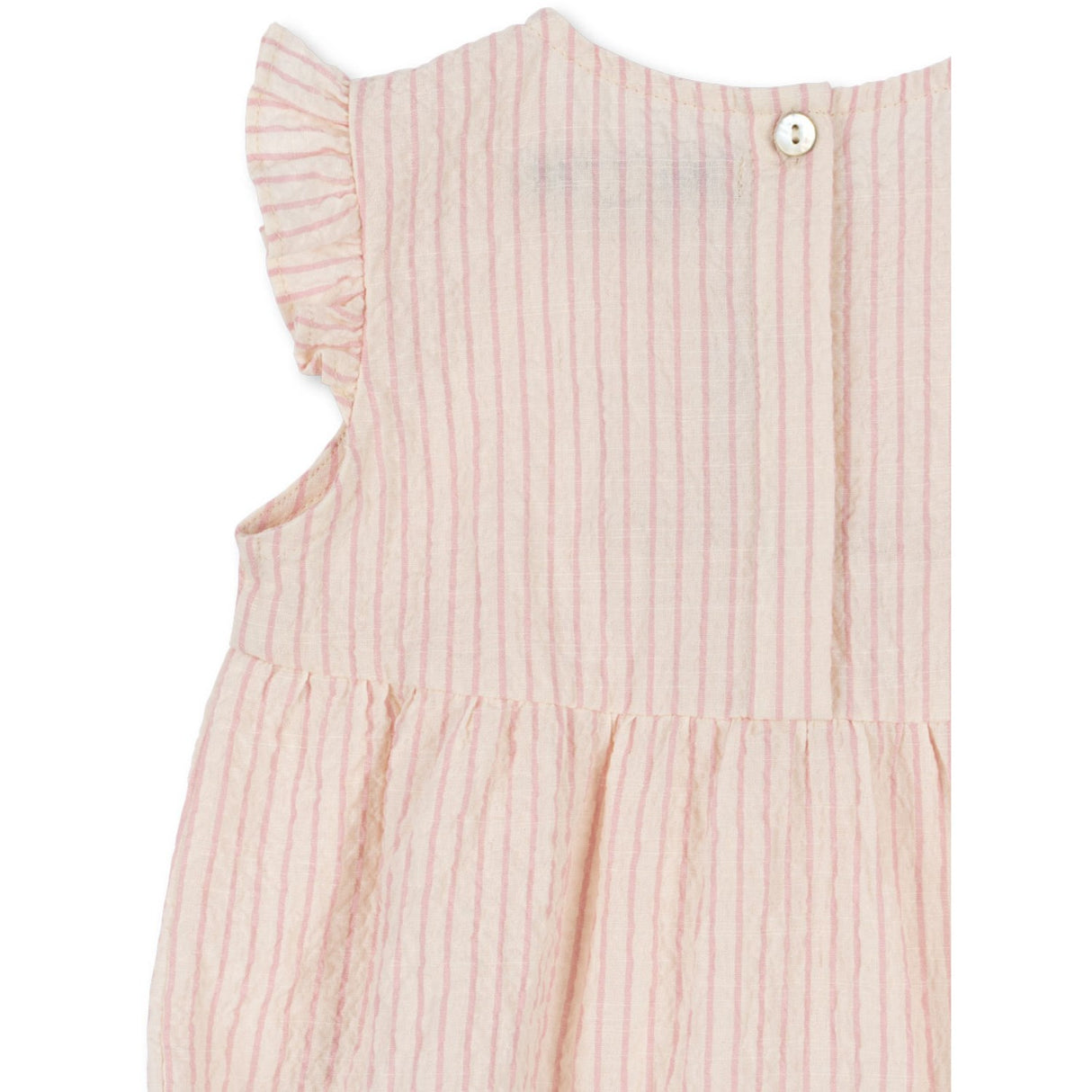 Konges Sløjd Peony Stripe Ellie Frill Romper Gots