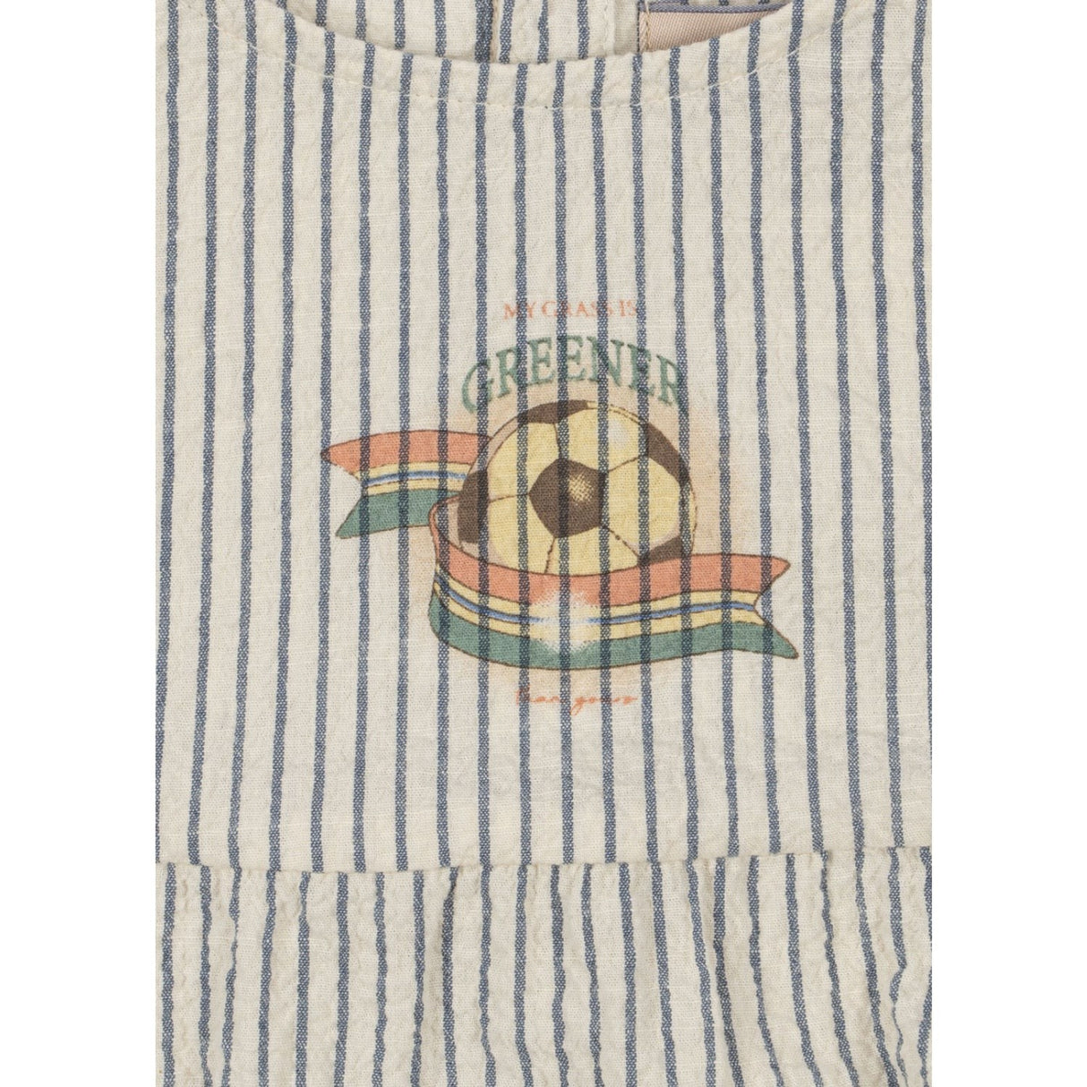 Konges Sløjd Stripe Bluie Elliot Romper Gots