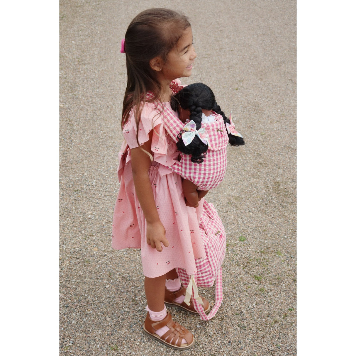 Konges Sløjd Bubblegum Check Docka Carrier