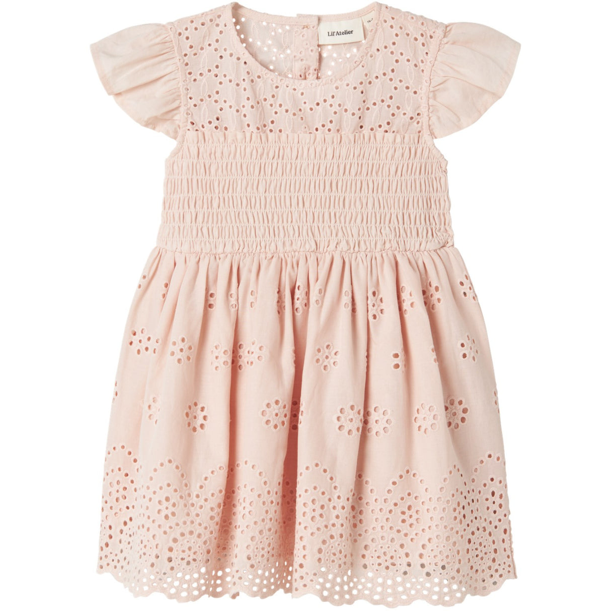 Lil'Atelier Peach Blush Nmfjedi Capsl Loose Klänning Lil