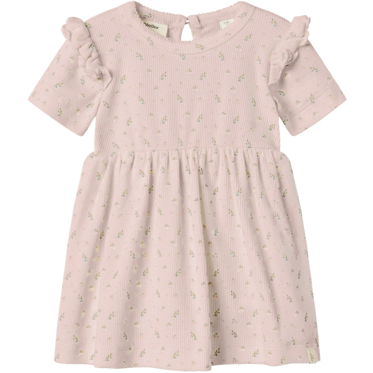 Lil'Atelier Peach Blush Nbfgago Kef Ss Body Klänning Lil