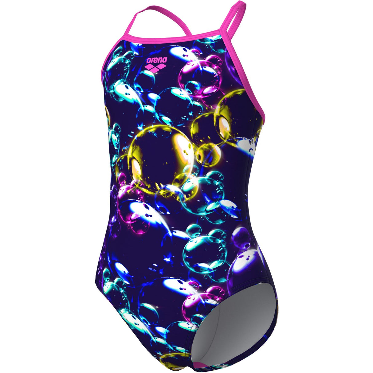 Arena Multi Girl'S Arena Soap Bubbles Baddräkt Light Drop Back