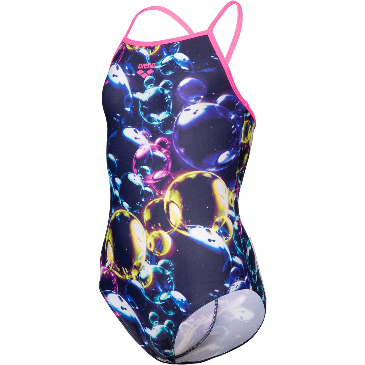 Arena Multi Girl'S Arena Soap Bubbles Baddräkt Light Drop Back