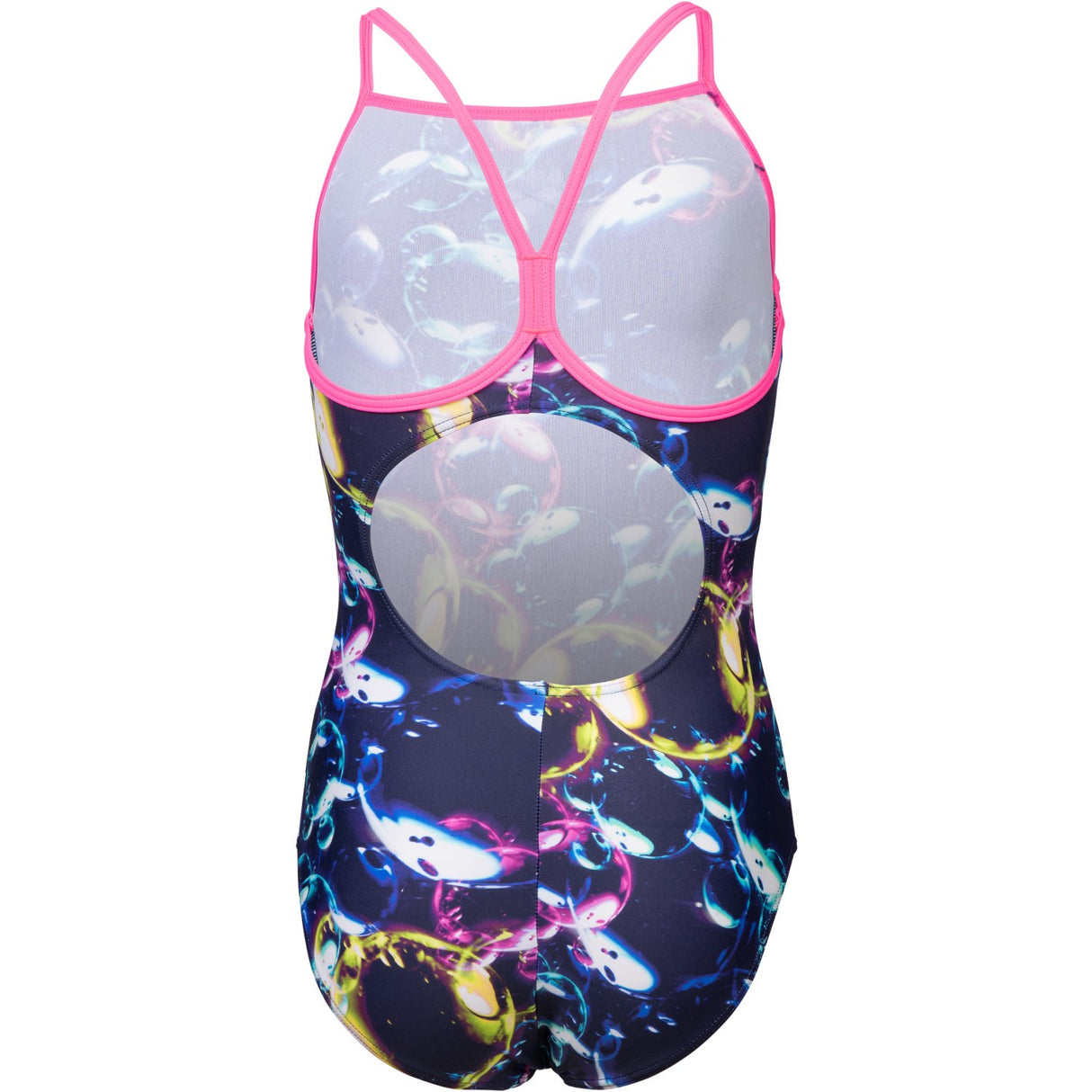 Arena Multi Girl'S Arena Soap Bubbles Baddräkt Light Drop Back