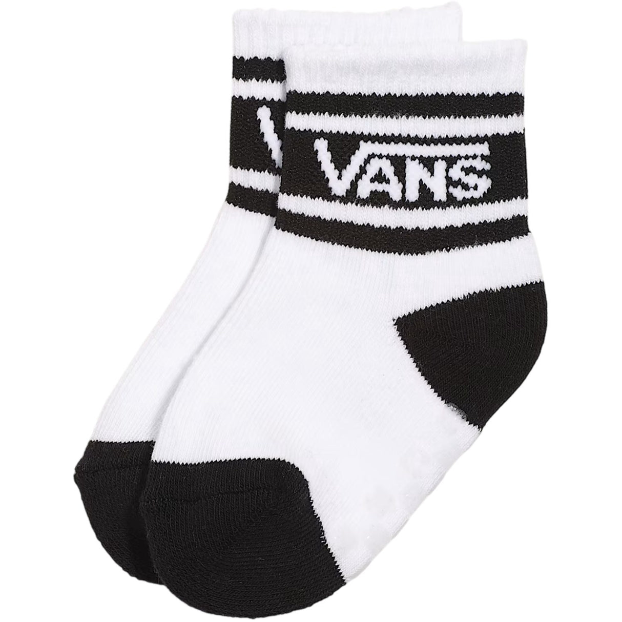 VANS White/Black It Drop V Crew Toddler Strumpor