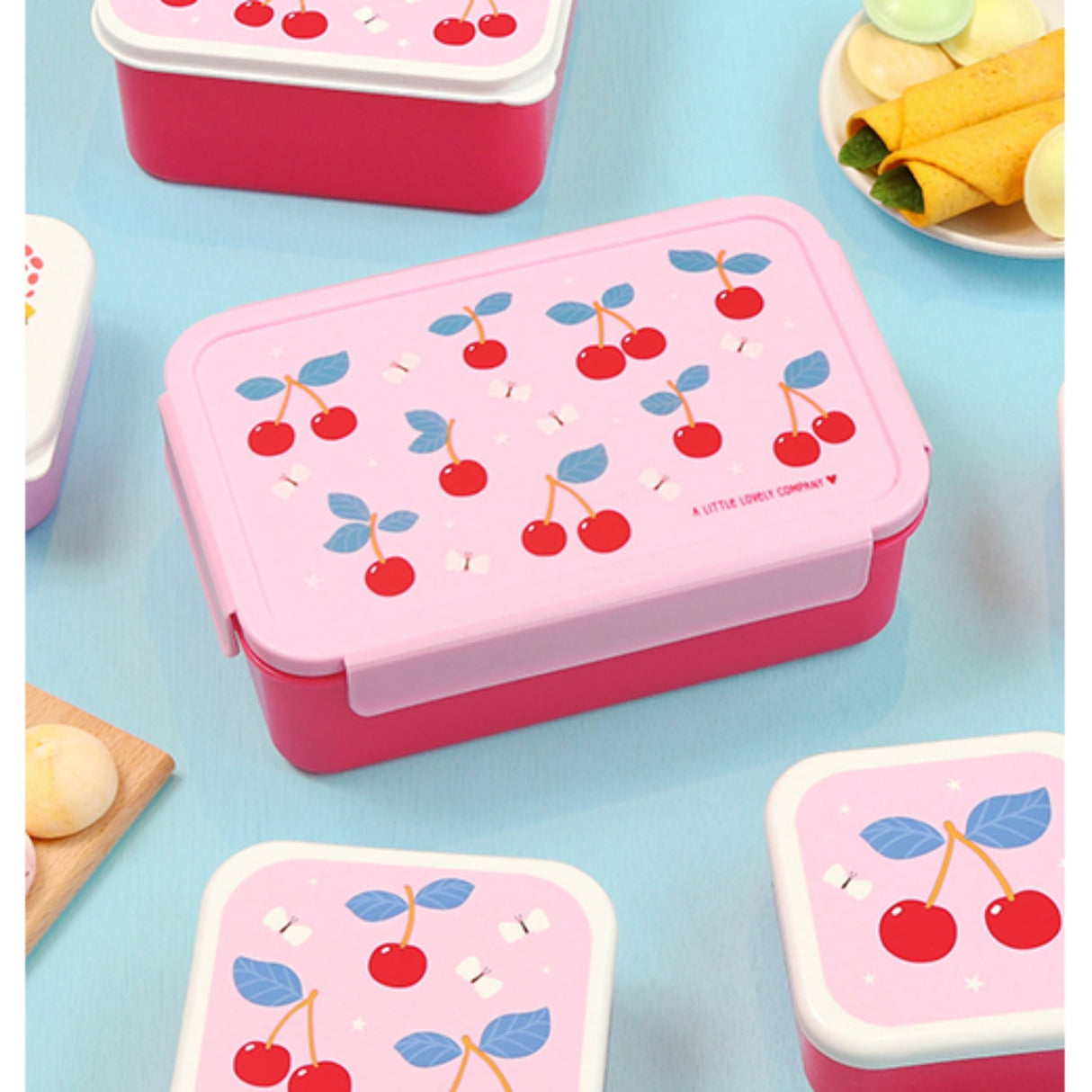 A Little Lovely Company Cherries Bento Matlåda