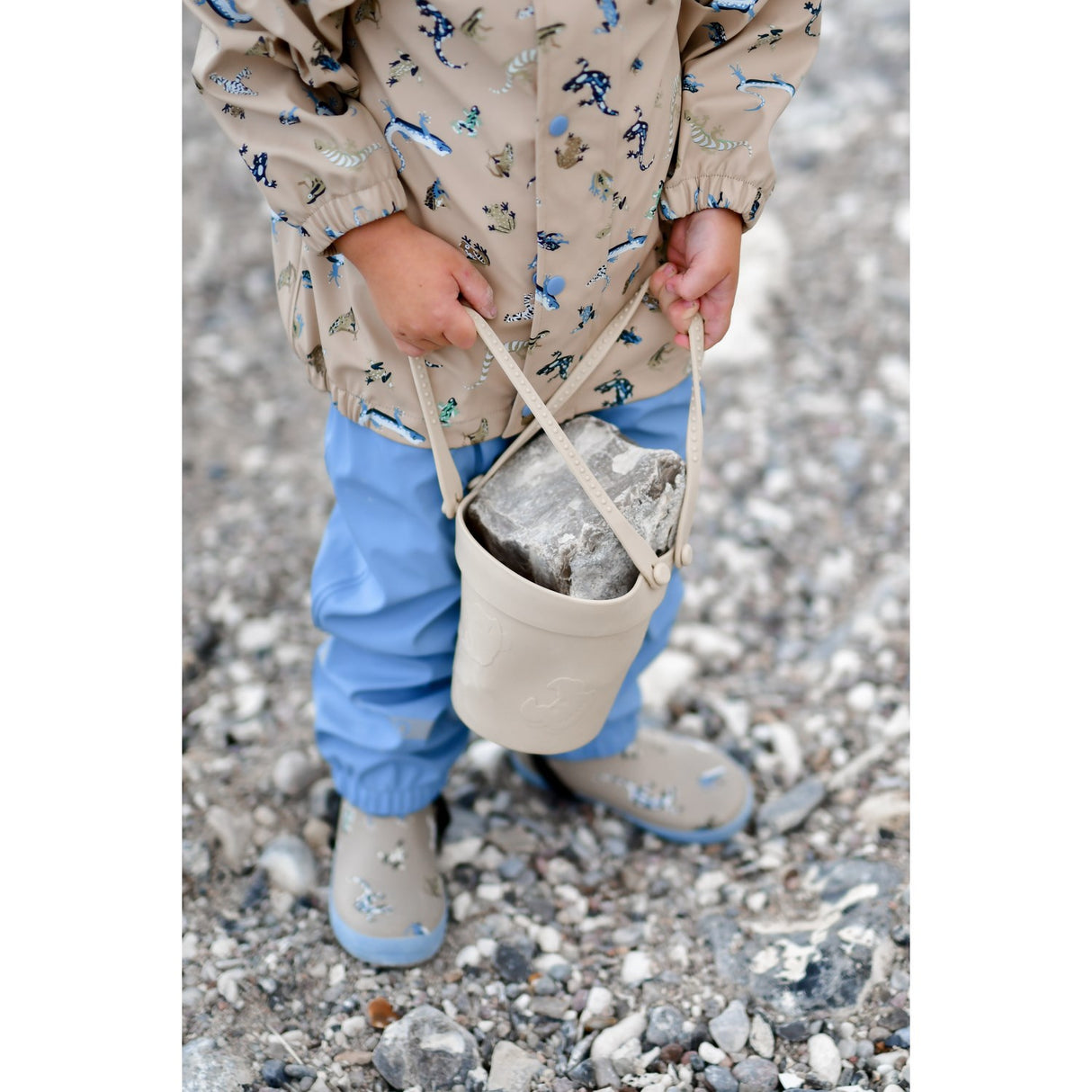 Mikk-Line Faded Denim Magic Gummistövlar