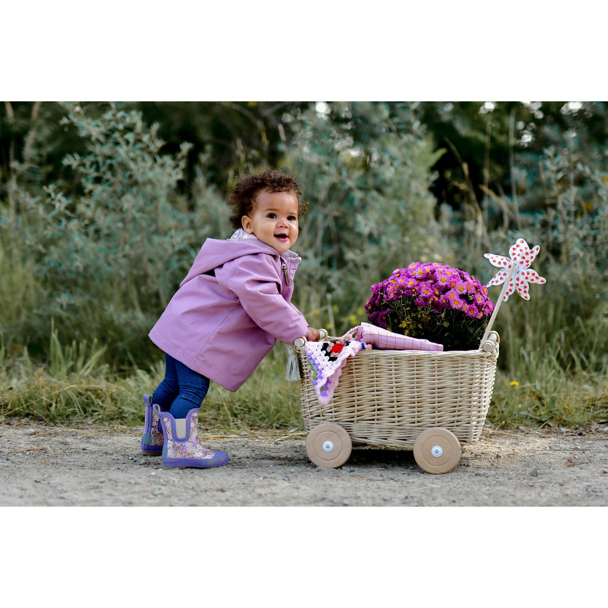 Mikk-Line Dusk Gummistövlar Kort AOP