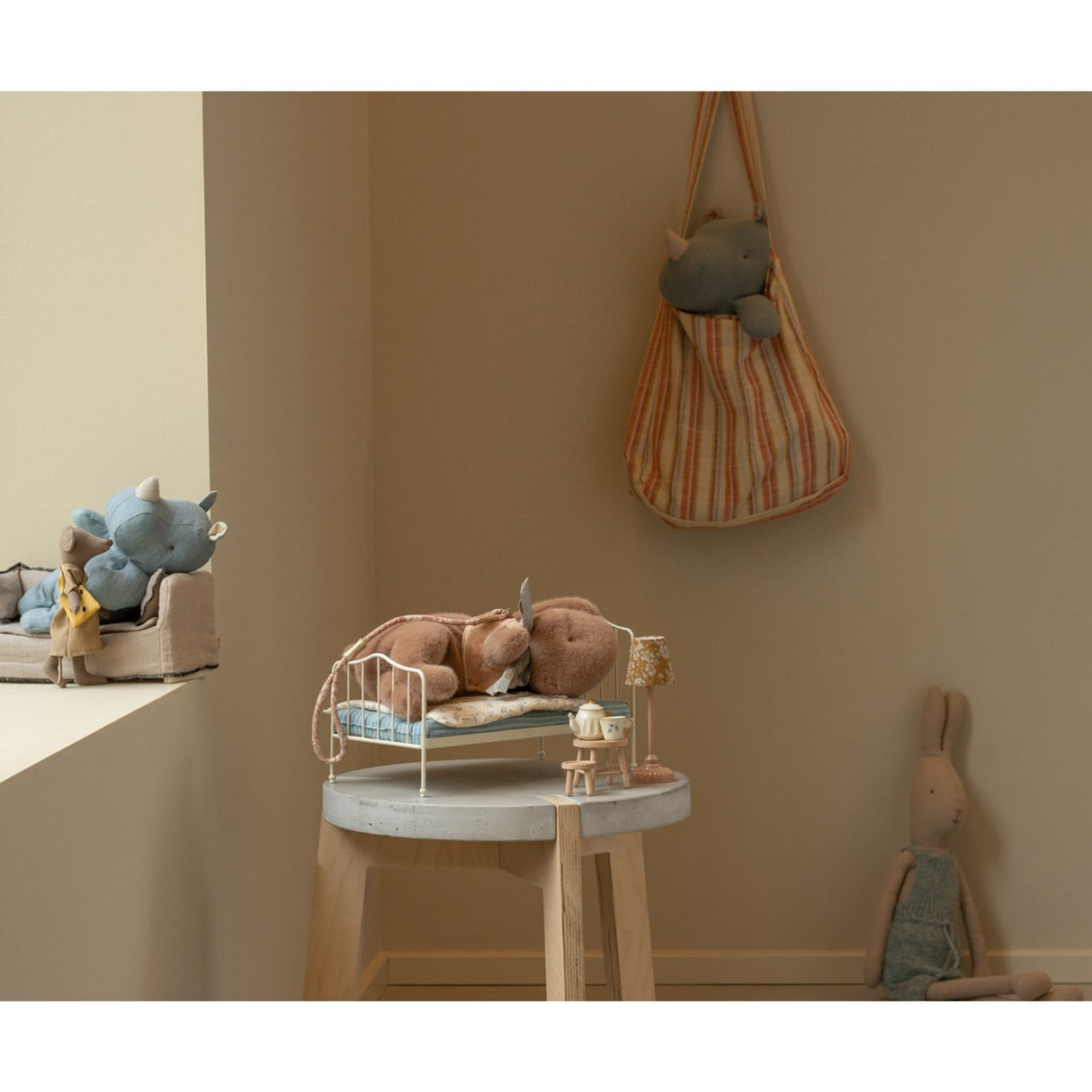 Maileg Tote Bag, Stripes - One Rem