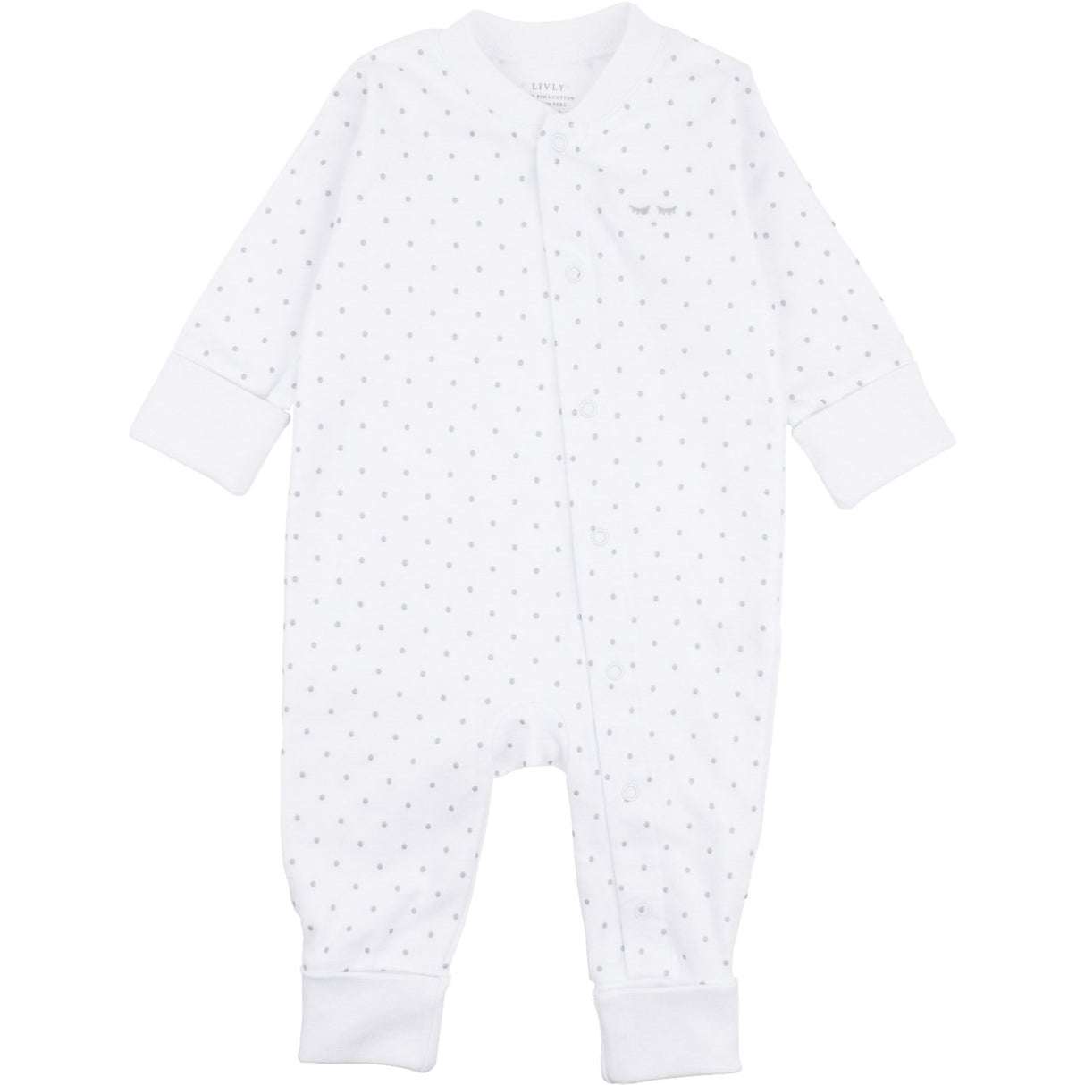 Livly White Saturday Overall