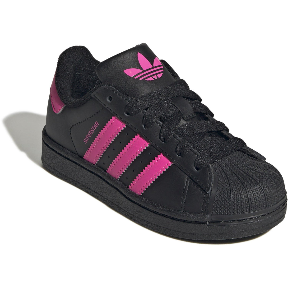 adidas Originals Core Black/Lucid Pink/Core Black Superstar Ii C Sneakers