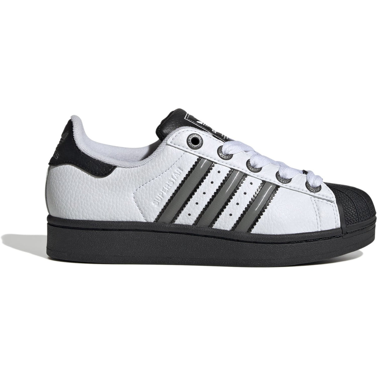 adidas Originals Ftwr White/Matte Silver/Core Black Superstar Ii J Sneakers