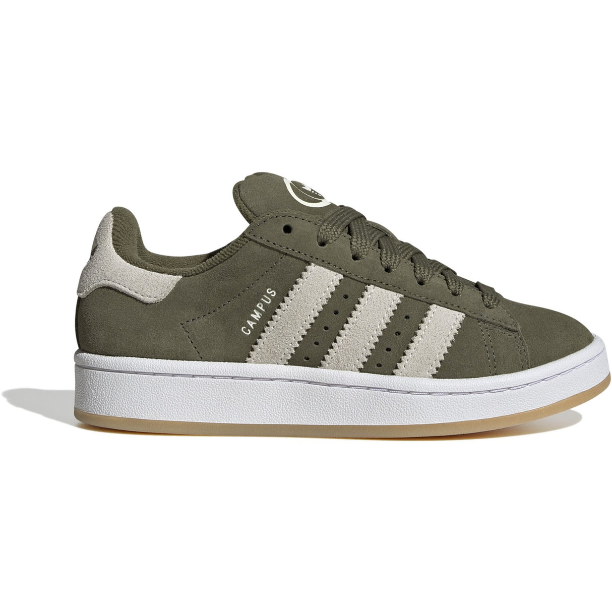 adidas Originals Medium Dark Khaki/Off White/Ftwr White Campus 00S J Sneakers