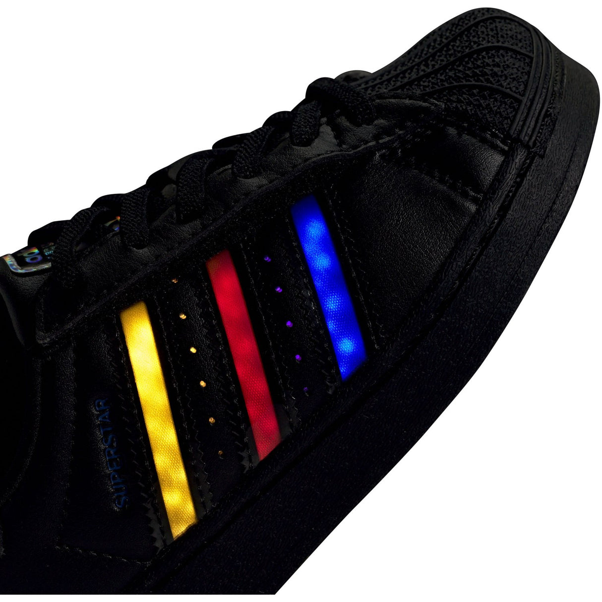 adidas Originals Core Black/Core Black/Preloved Violet Superstar Led Lights Cf El C Sneakers