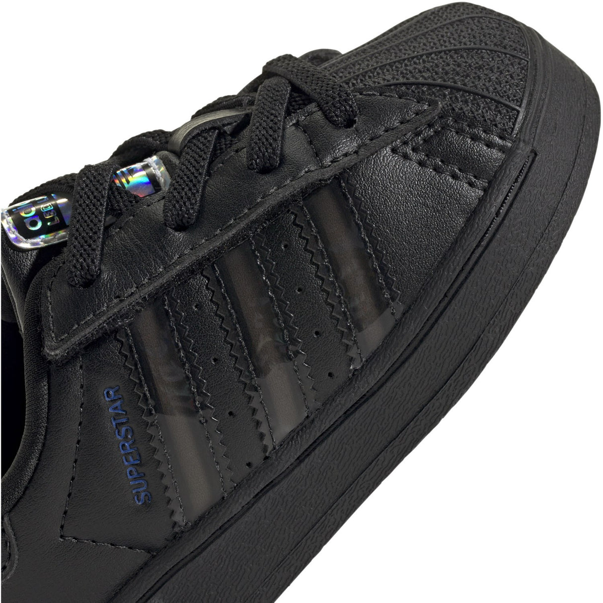 adidas Originals Core Black/Core Black/Preloved Violet Superstar Led Lights Cf El I Sneakers