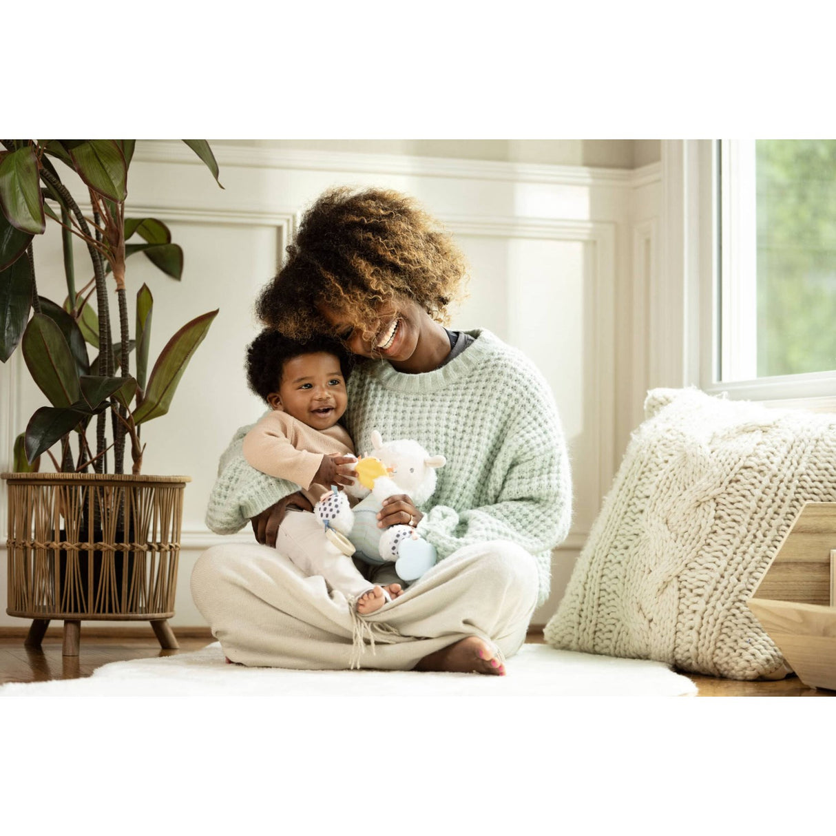 Ingenuity Sheppy™ The Sheep Calm Springs™ Plys Aktivitetsleksaker