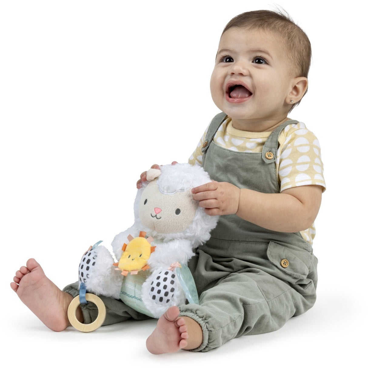 Ingenuity Sheppy™ The Sheep Calm Springs™ Plys Aktivitetsleksaker