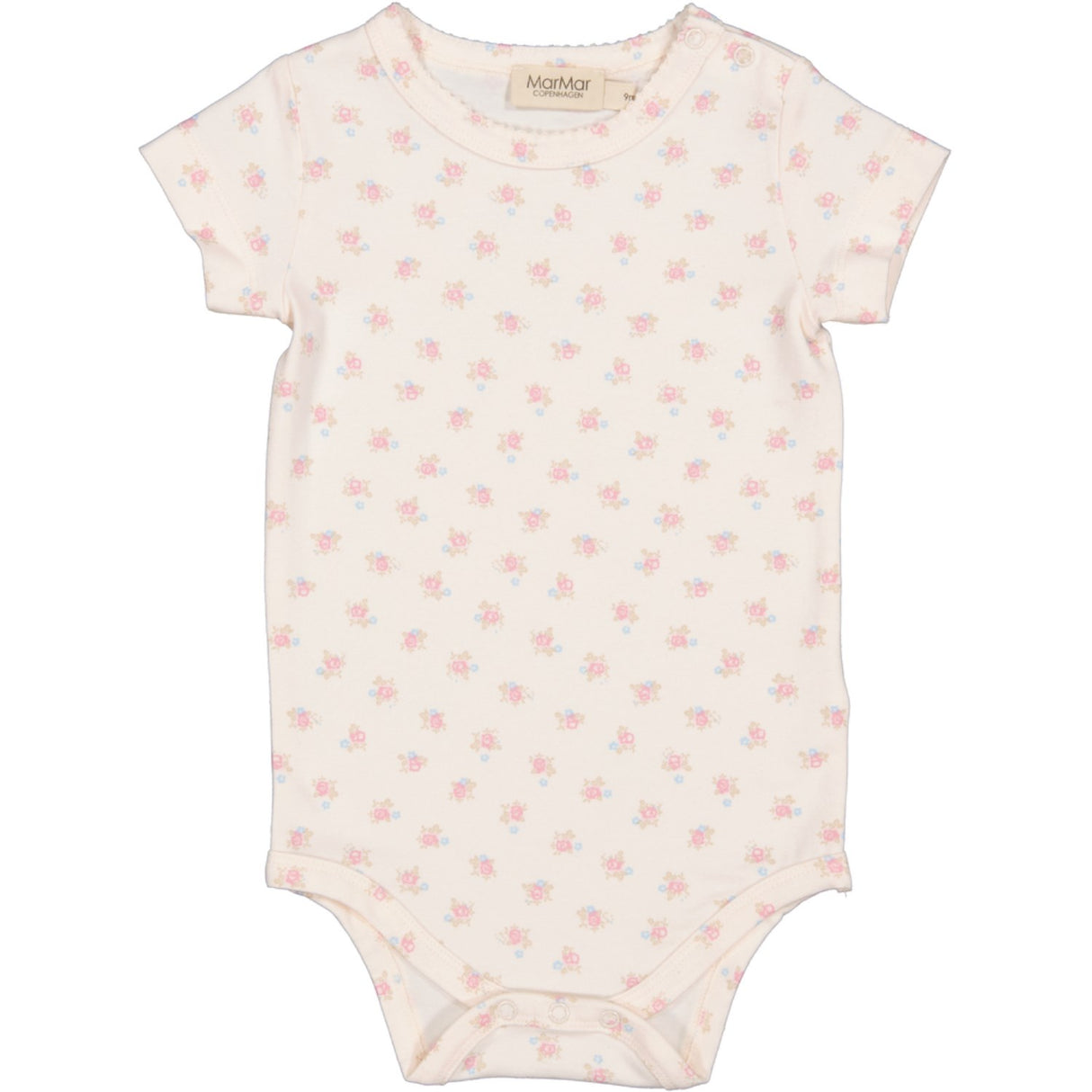 MarMar Modal Smooth Print Little Bouquet Plain Body SS Body