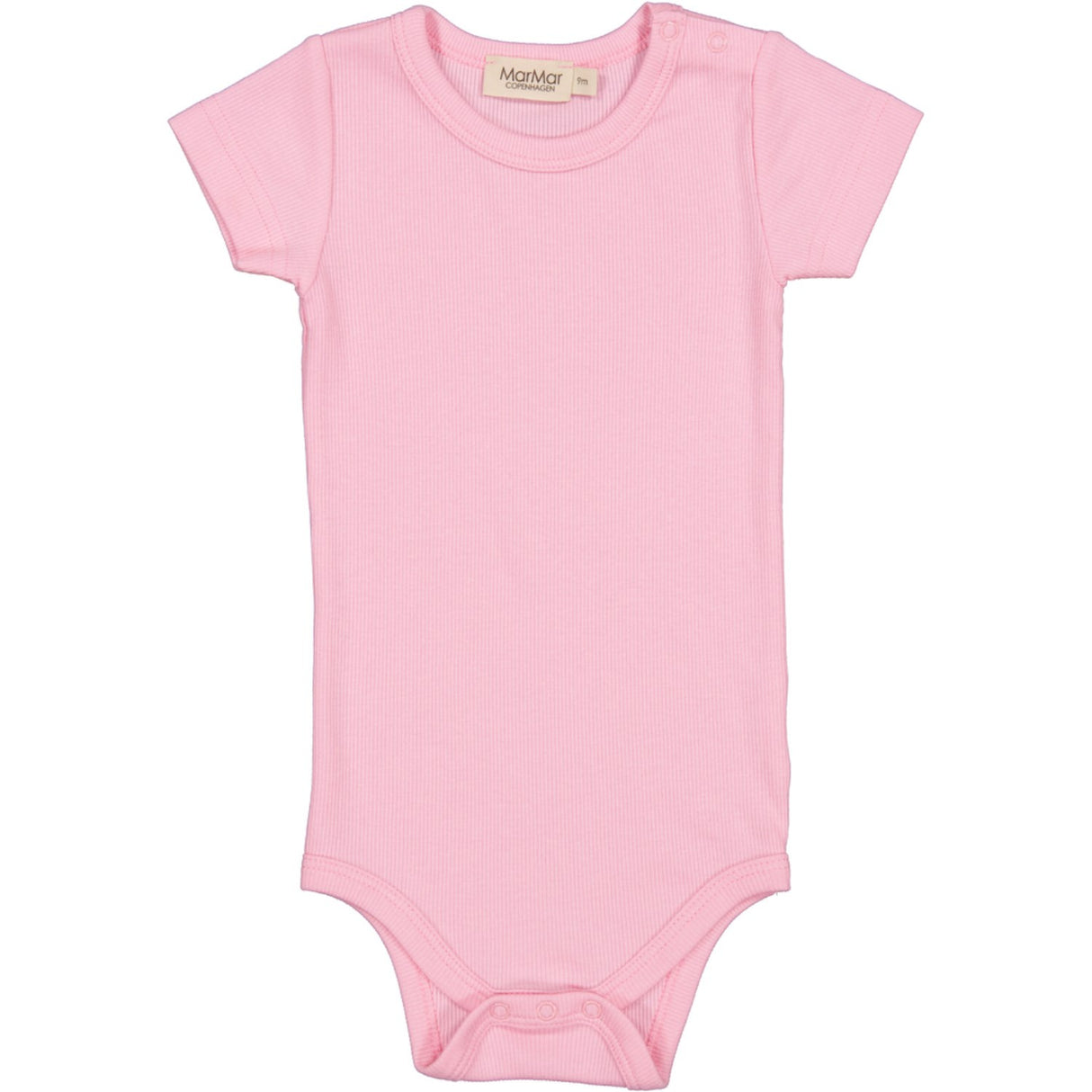 MarMar Modal Fine Rib Pink Blossom Plain Body SS Body