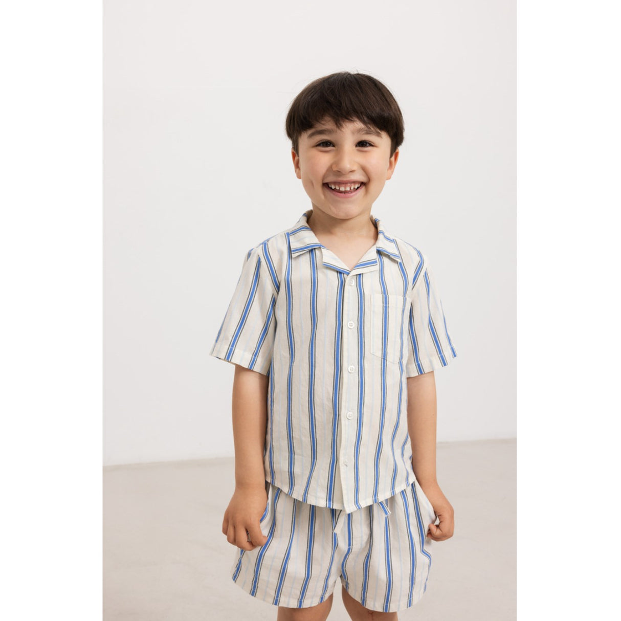 MarMar Cotton Stripes Chambray Stripe Tage T-shirt
