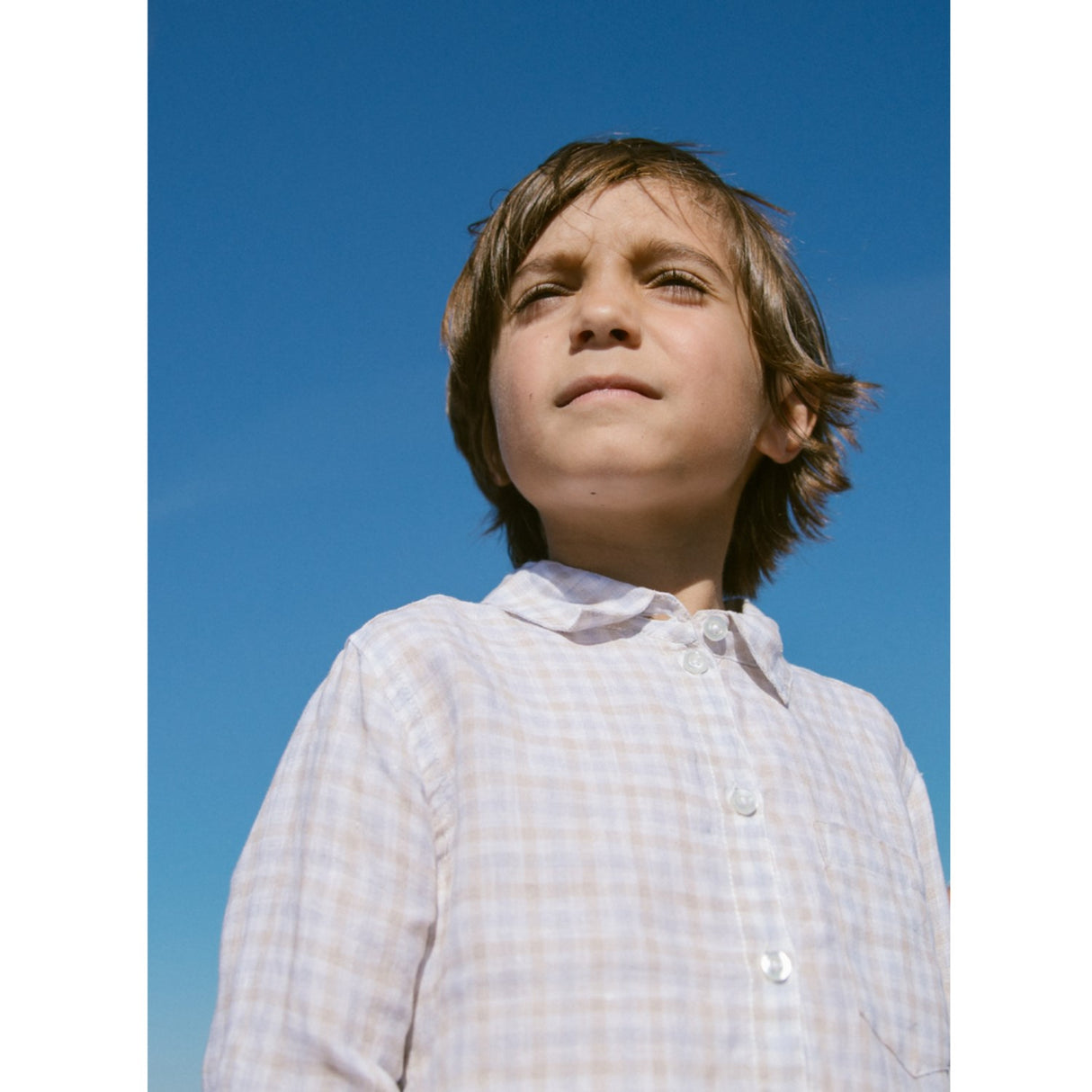 MarMar Fine Linen Summer Check Tommy Skjorta