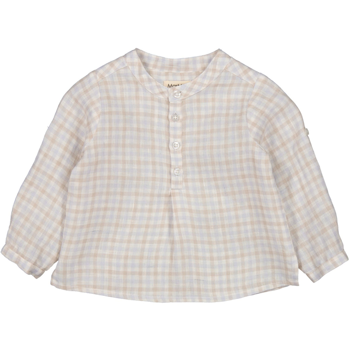MarMar Fine Linen Summer Check Totoro Skjorta