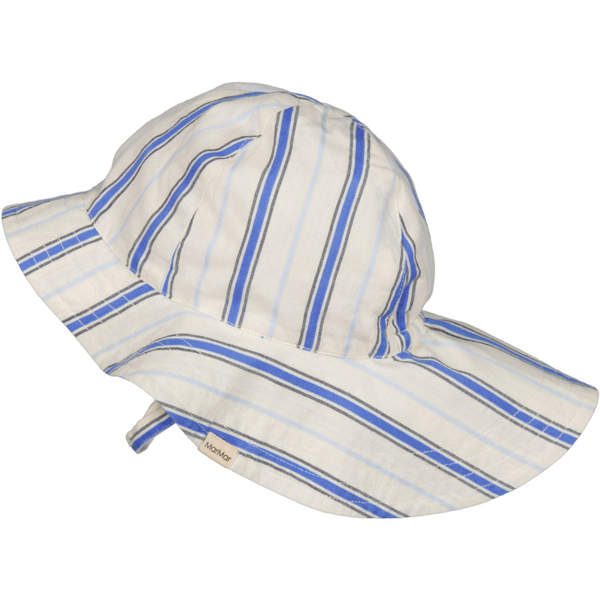 MarMar Cotton Stripes Chambray Stripe Alba Baby Long Summer Mössa