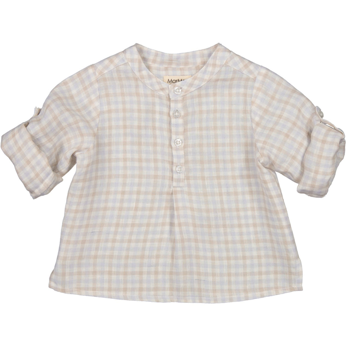 MarMar Fine Linen Summer Check Totoro Skjorta