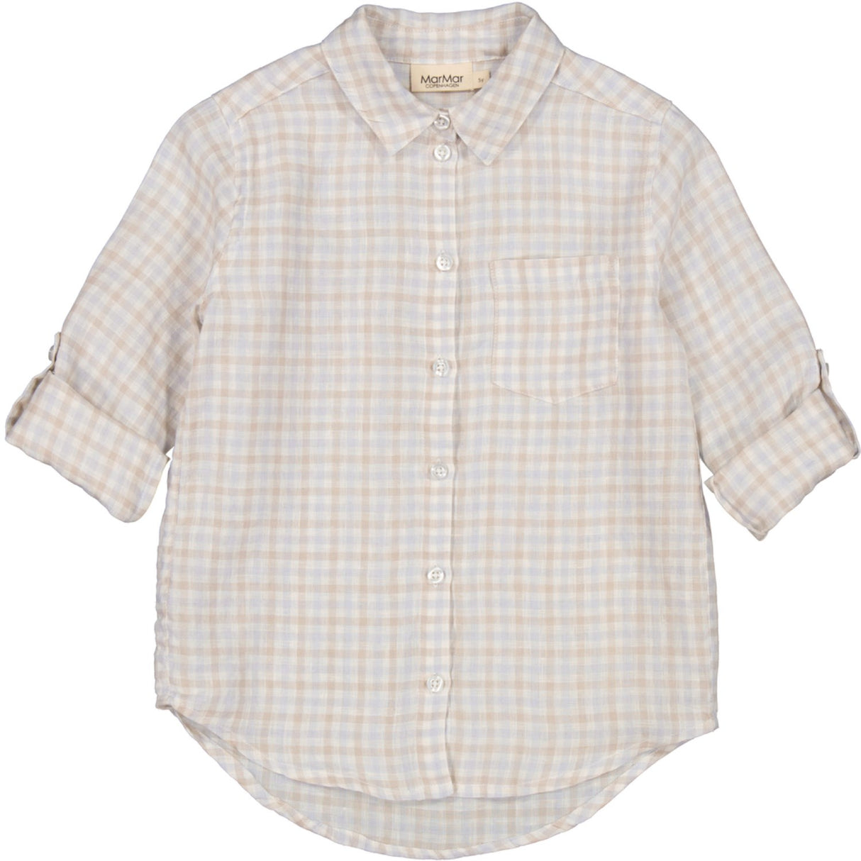 MarMar Fine Linen Summer Check Tommy Skjorta