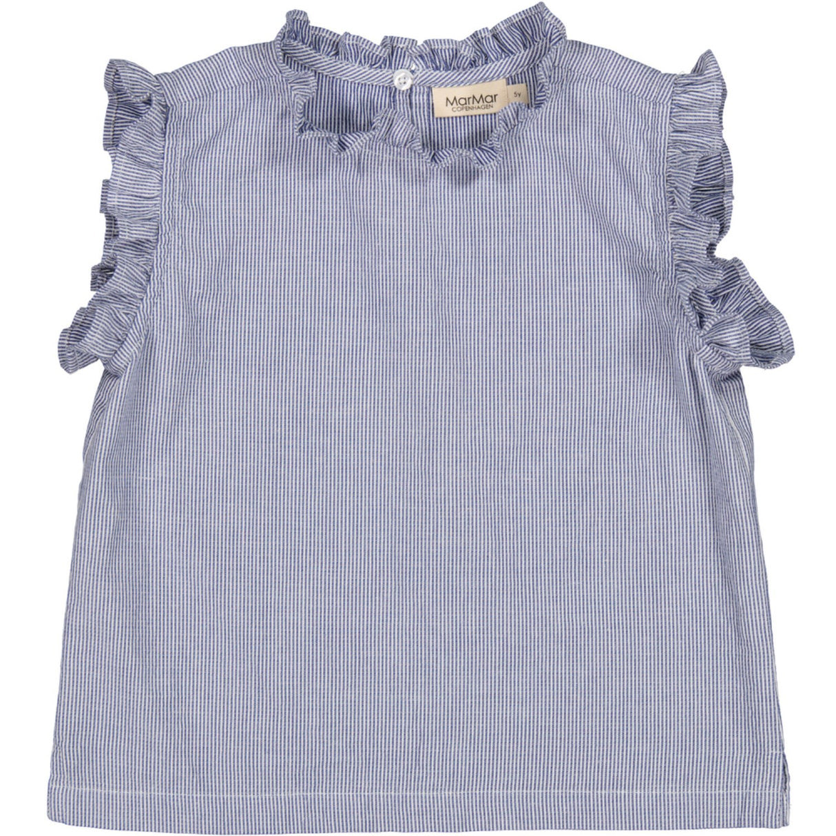 MarMar Fine Cotton Navy Stripe Tirra Topp