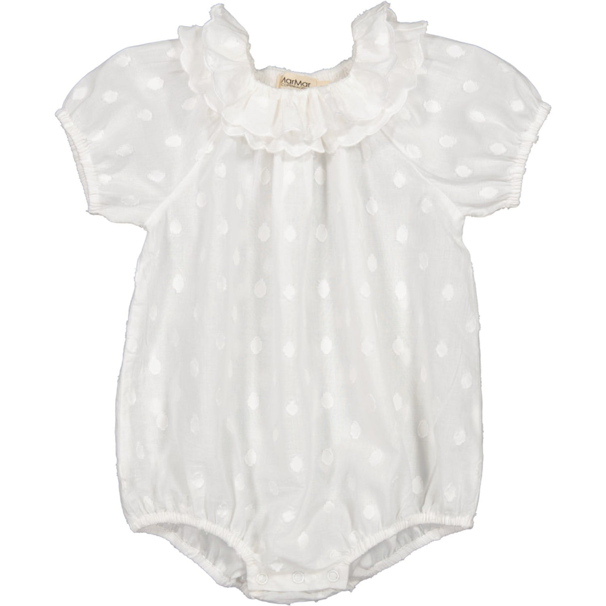 MarMar Dobby Dots Gentle White Rosetta Body