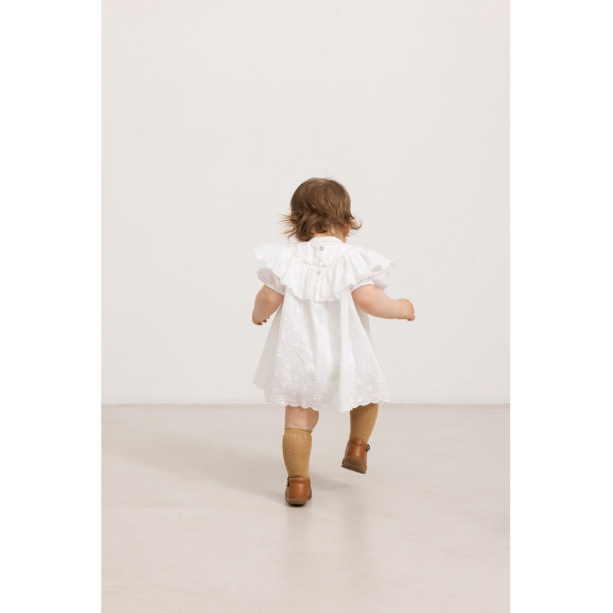 MarMar Dobby Dots Gentle White Delsa B Klänning