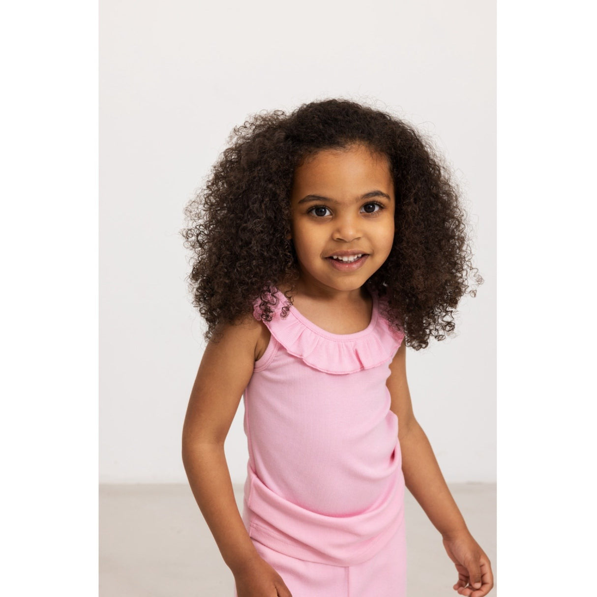 MarMar Modal Fine Rib Pink Blossom Tamar Topp