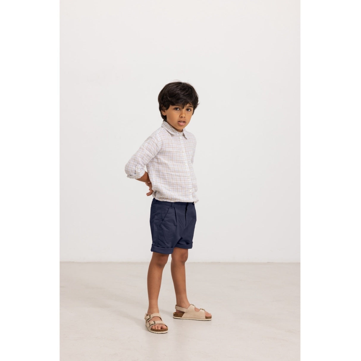 MarMar Fine Linen Summer Check Tommy Skjorta