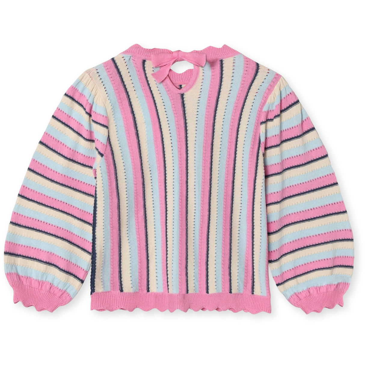 Fliink Sandshell Multi Bowie Stripe Blouse