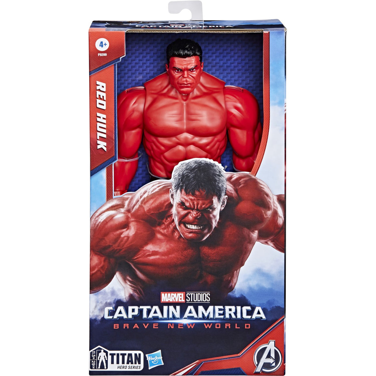 Marvel Avengers Brave New World Titan Deluxe Red Hulk 30 Cm