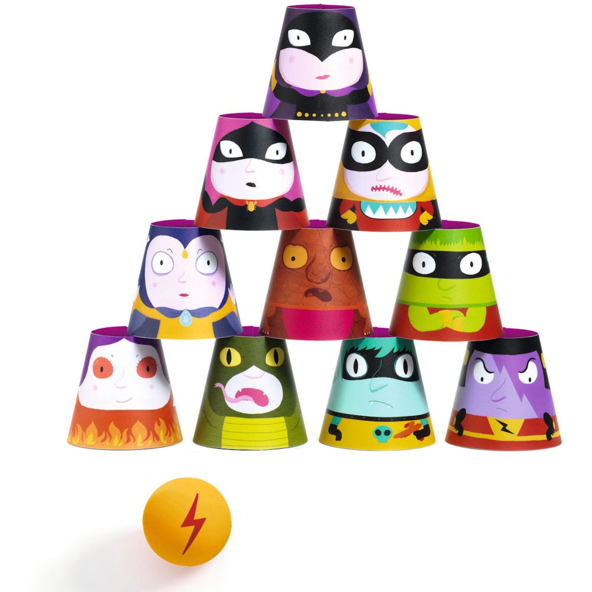 Djeco Byg Och Vælt, Sjove Ansigter