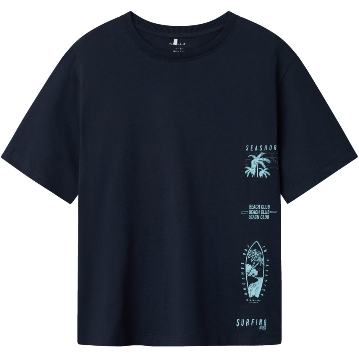 Name It Dark Sapphire Nkmhirlan Ss Nreg Topp Pb