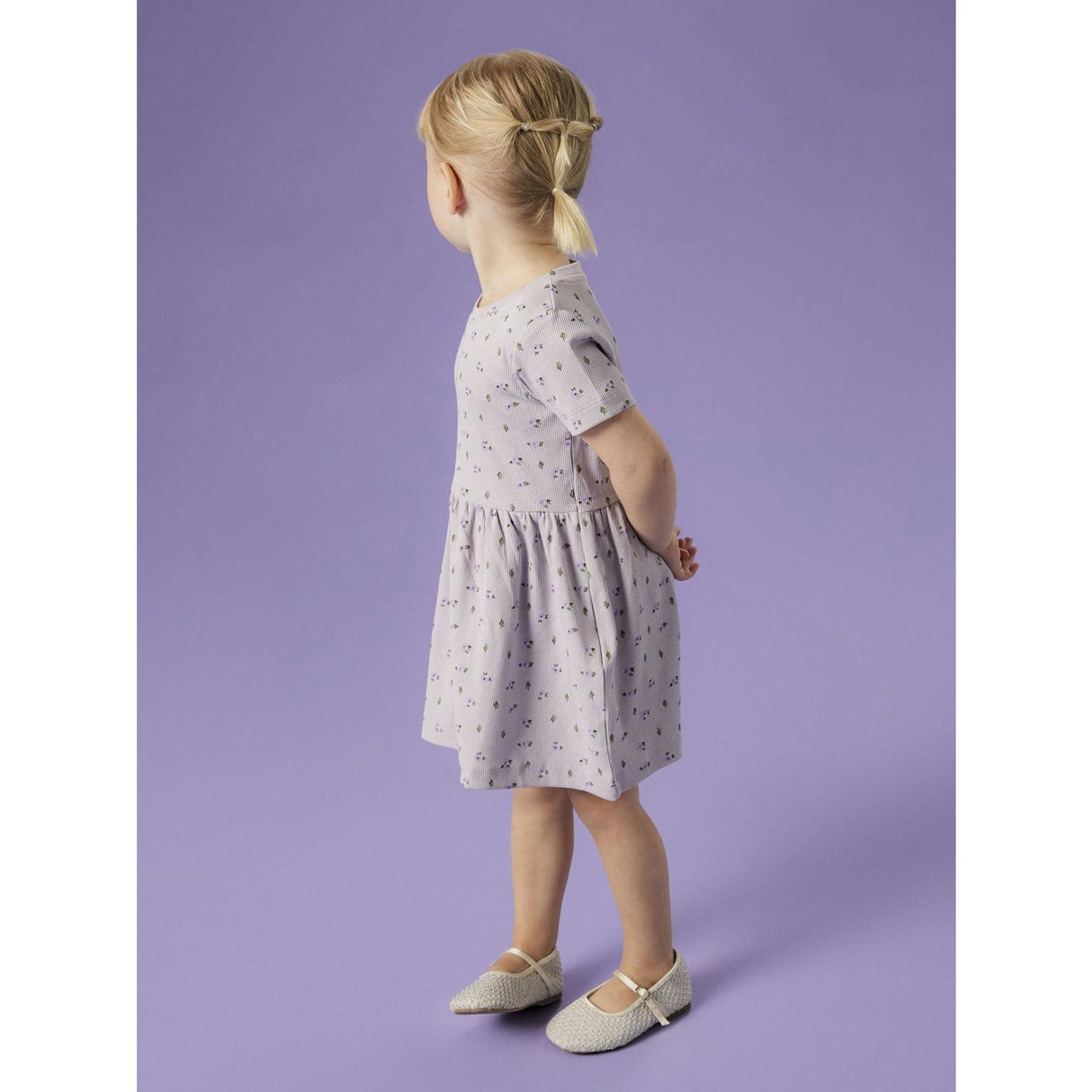 Name It Misty Lilac Nmfhofie Ss Klänning