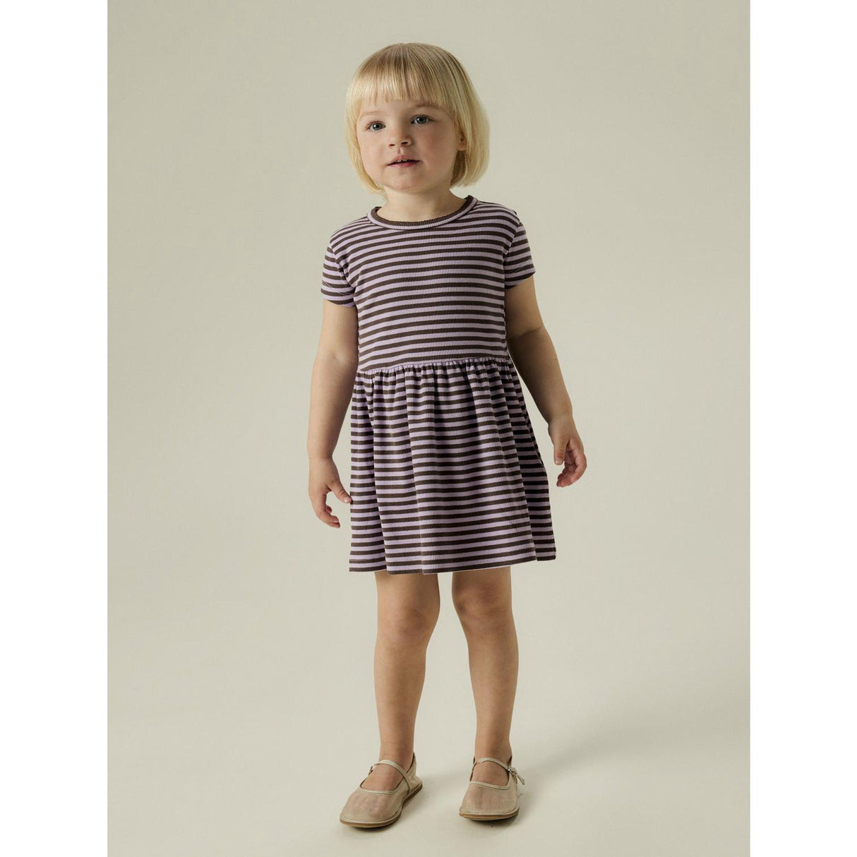 Name It Lavendula Nmfhelina Keps Sleeve Klänning