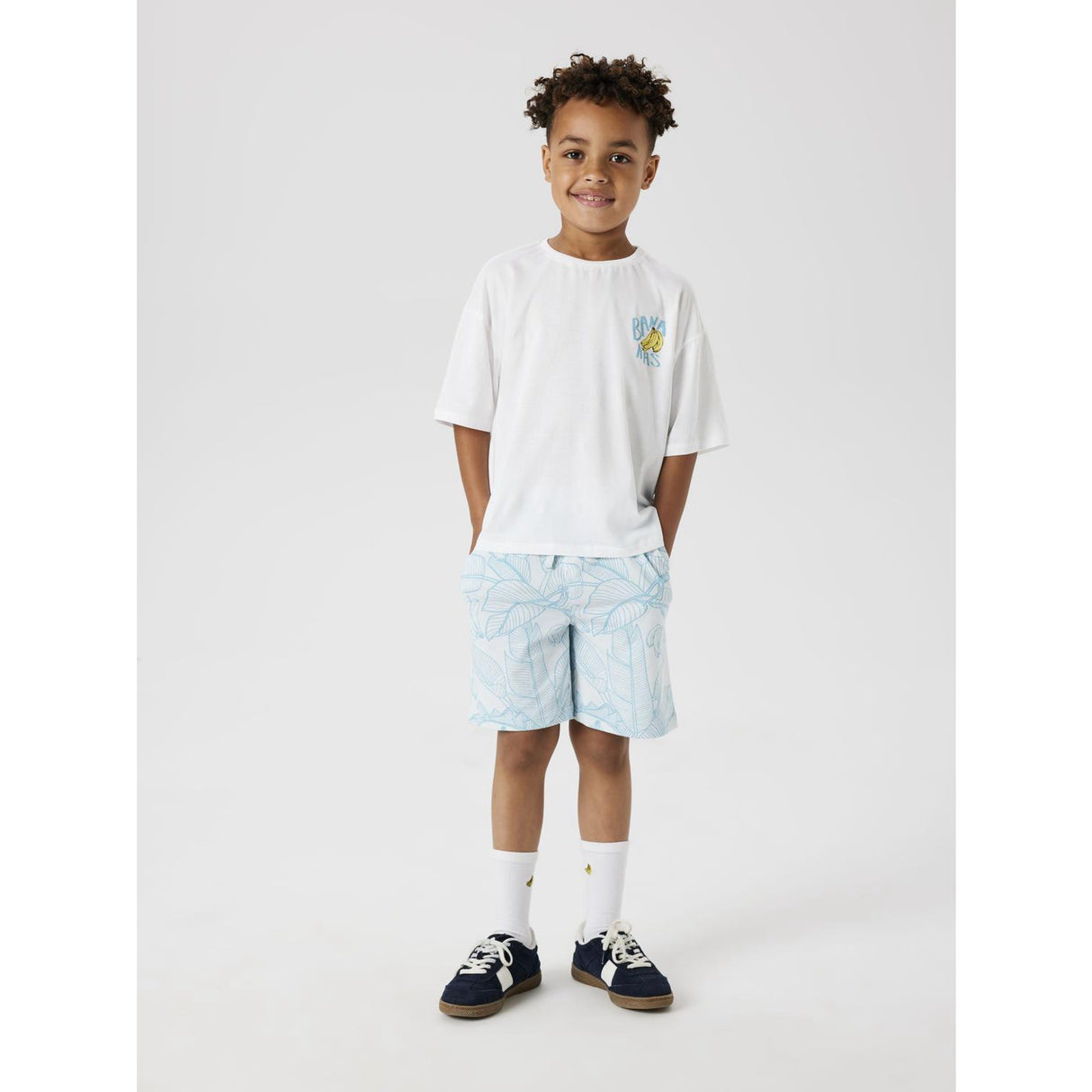 Name It Bright White Lemon Drop Nkmjacob Rlx Ss Topp Box