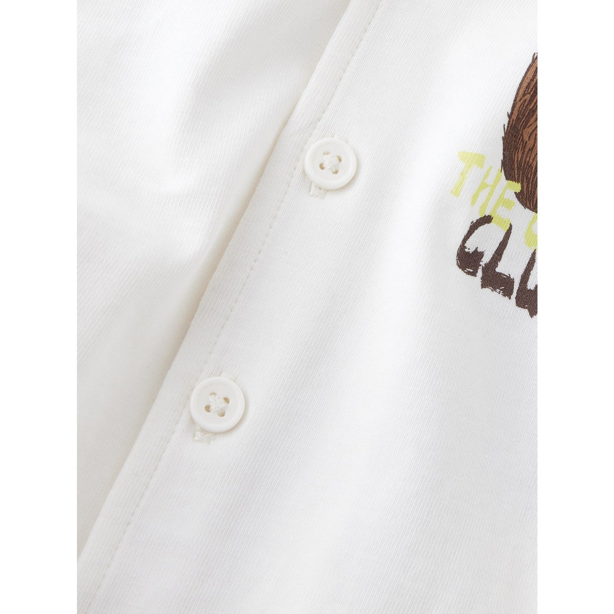 Name It Cloud Dancer Nmmhisher Nreg Ss Skjorta