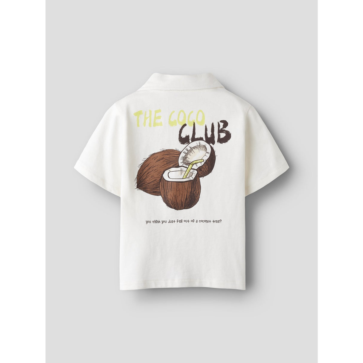 Name It Cloud Dancer Nmmhisher Nreg Ss Skjorta