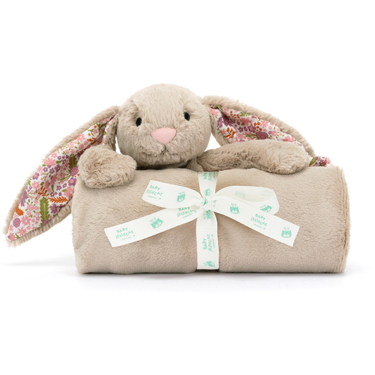Jellycat Blyg Kanin, Beige Äng Filt